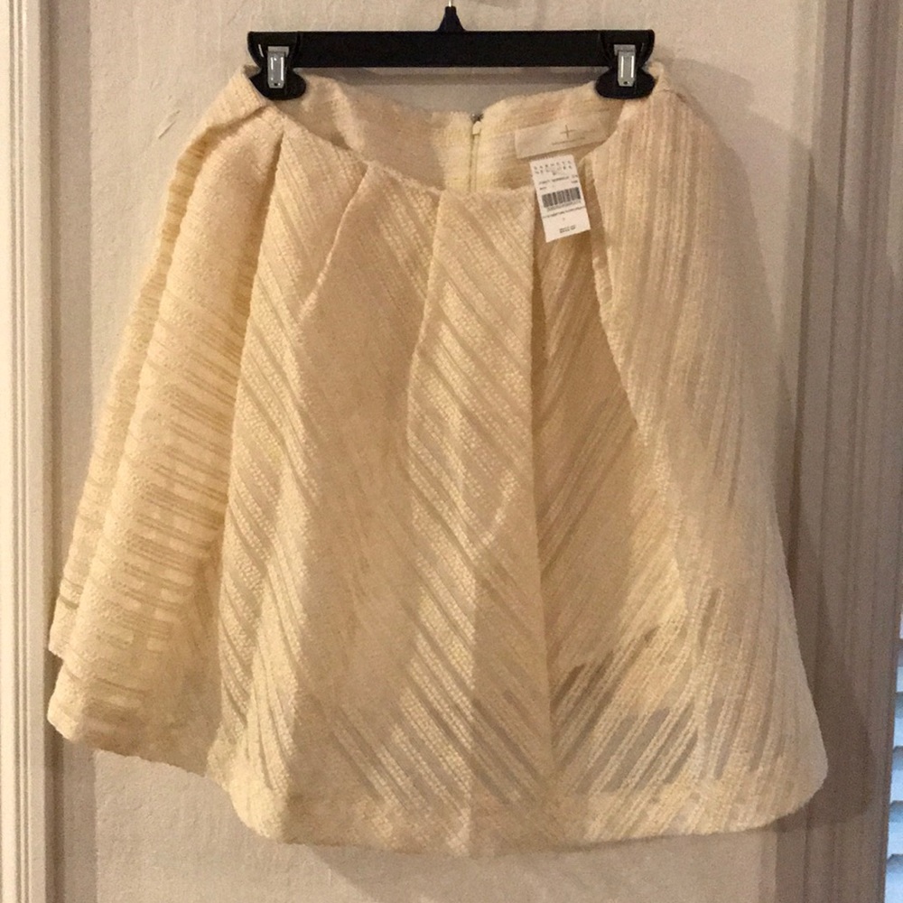 Thakoon addition cream skirt NWT